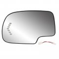 Driver Side Heated Mirror Glass Replacement For 2003-2007 Cadillac Escalade Chevrolet Avalanche Silverado Suburban Tahoe Gmc 