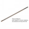 Uxcell Spiral Flute Thread Tap M3 X 0 5 Metric Cobalt Hss High Speed Steel Titanium Plated Machine Threading H2 Tolerance Grade