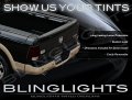 Blinglights Dodge Ram Dakota Tinted Tail Light Overlays Protective Lamp Film Cover All Years