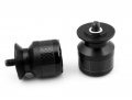 Black Motorcycle Carbon Cnc Aluminum Machined Swingarm Sliders Spools Fiber Protector Fit For Suzuki Gsx650f 2008-2012