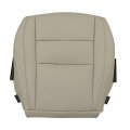 Front Driver Side Bottom Non Perforated Leather Replacement Seat Cover Tan For Jeep Grand Cherokee 2011 2016 And Dodge Durango 