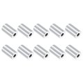 10pcs Aluminum Spacers 3 4 Od X 5 16 Id 1-5 L Screw Standoff Brushed Finish Unthreaded Metal Round Spacer Bushing For M8 Bolts 