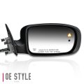 Auto Dynasty Ch1321452 Factory Style Passenger Right Side Mirror Manual Folding Power Adjust Heated Glass Blind Spot Detection