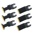 50 Piece Oscillating Saw Blade Set Titanium And High Carbon Steel Blades For Wood Metal Plastic Universal Fit Multi Tool 