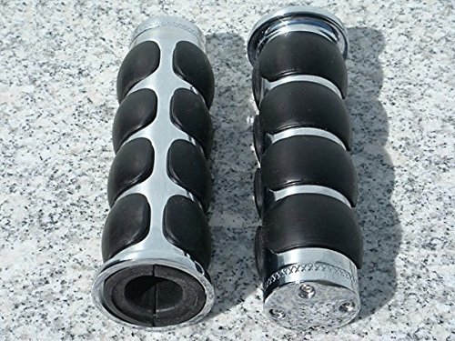 Chrome Grips For Honda Goldwing Gl1200 1984 1987 Gl1500 1988 2000 Gl1800 2001 2026 Metal And Rubber Handlebar Grip Pair With