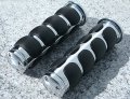 Chrome Grips For Honda Goldwing Gl1200 1984 1987 Gl1500 1988 2000 Gl1800 2001 2026 Metal And Rubber Handlebar Grip Pair With