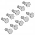 Uxcell M8x20mm Hex Bolts 304 Stainless Steel Hexagon Screw Bolt 10pcs