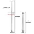 Height Adjustable Table Leg Folding Support For Rv Boat Yacht 510-760mm With Stepless Adjustment Aluminium Alloy Easy