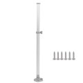 Height Adjustable Table Leg Folding Support For Rv Boat Yacht 510-760mm With Stepless Adjustment Aluminium Alloy Easy