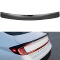 Aintier 1pc Carbon Fiber Spoiler Wing Compatible For 2020 2021 Hyundai Sonata Glossy Black Rear Trunk Tail