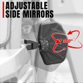 A Utv Pro Side Mirrors For Can Am Defender Hd5 Hd8 Hd9 Hd10 Max 2016-2024 Upgrade Adjustable Break Away Convex Rear View Mirror