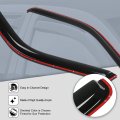 Auto Dynasty Replacement For Ford Super Duty 2pcs In-channel Window Visor Deflector Rain Guard