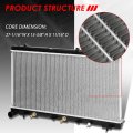 Auto Dynasty Dpi 1574 Factory Style 1-row Cooling Radiator For Subaru Impreza 1 8l 2 2l At Mt 93-98 Aluminum Core