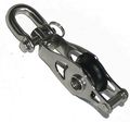 92551 Miniblock Stainless Steel 20mm Single Swivel With Becket And Aluminum Sheave 