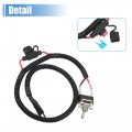 Uxcell 1 Set 71 7cm 28 23 Universal Automotive Switched Fuse Bypass Kit Switch