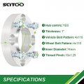 4x 1 Inch 4 Lug Hubcentric Wheel Spacers 4x110mm To 10x1 25 Studs Hub Bore 74mm Fits For Suzuki Eiger King
