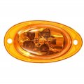 Partsam For Freightliner Cascadia Amber Led Side Marker Turn Signal Lights 5-2835-smd Sealed Replacement Of Cab Parking