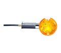 4into1 K S Motorcycle Style Rear Turn Signal Blinker Assembly Amber Lens Fits Kawasaki Bn125 En500 Vn1500 Vn800 Zl600 Zr1100 