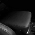 Aagiileeyo Car Armrest Box Cover Center Console Saver Covers For 2020 2021 2022 Mitsubishi Outlander Arm Rest Protective Black