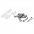 Uxcell Pair Aluminum Alloy Casement Window Locking Handgrip Right And Left Handle White