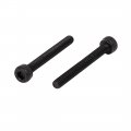 Uxcell M3 X 25mm Alloy Steel 12 9 Grade Cap Point Hex Socket Head Screw Black 35pcs