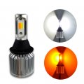 Socal-led 2x T25 3157 Led Bulb Switchback Extremely Bright 30w 3000lm Cob High Power Drl Turn Signal Light Kit Canbus Error 