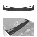 Hecasa Windshield Wiper Cover Cowl For 1973-1982 Chevrolet Chevy Corvette C3 Arm Compartment Plastic Painted Black 