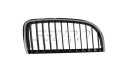 Bmw E90 E91 06-08 Kidney Grille R Chrome Black 