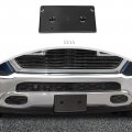 Cherocar For Ram Front License Plate Bracket External Accessories 2500 3500 4500 5500 2018-2023 Carbon Fiber 