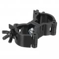 Uxcell Light Truss Clamps Aluminum Alloy Stage Lighting Pipe O Clamp For 0 94-1 02inch Od Tube Max Load 10lb Double Buckle