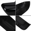 Gloss Black Top Half Mirror Cover Caps For 2009 2014d F150 Replacement Side View Covers For Fx4 Lariat Platinum Raptor 2 Piece 