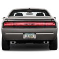 Dodge Srt Hellcat In 3d Silver Real 3k Carbon Fiber Finish Abs Plastic License Plate Frame