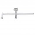 Drywall Circle Hole Cutter Steel Shaft Plasterboard Saw Silver Adjustable Pivot Point Drywalls Tools To Cut Round Holes In 