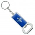 Graphics More Indiana State University Primary Logo Keychain Rectangle Chrome Plated Metal Bottle Cap Opener