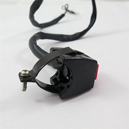 Universal Red 7 8 In Handlebar Engine Stop Kill Cut Off Switch Push Button For Motorcycles Atvs Scooters And Snowmobiles 12v Dc