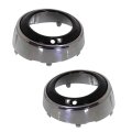 Fog Light Moldings For 2010 Mitsubishi Outlander Front Driver And Passenger Side Pair Primed Replacement 8321a290 8321a289 