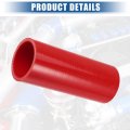 Uxcell 2 Id 6 Length 4-ply Reinforced High Temp Straight Coupler Silicone Reducer Hose Red For Car Intercooler Intake Piping