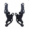 Labwork Hood Hinges Driver Passenger Side 5342012330 5341012410 Replacement For 2003-2008 Toyota Corolla Matrix Set Of 2 Black