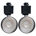 Th766 8w Round Led Track Head 6cct Brushed Nickel 120 Volt 2 Pack 48 Degrees Beam 500 To 600 Lumens Dim Warm H Style System 