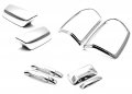 Sizver Chrome Full Combo Set Covers For Chevy Silverado 1500 