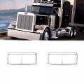 Chrome Headlight Bezel For Kenworth T400 T600 T800 W900b W900l Classic 120 132 Peterbilt 378 379 Western Star 4900 Freightliner 
