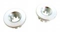 Qty 2 Rear Axle Hub Castle Crown Nut 18mm X 1 50 1987-92 09-up Compatible With Trx 250x Trx250x