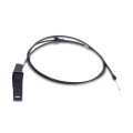 Chevy K1500 1995 96 97 98 1999 Hood Release Cable Black Plastic Metal With Handle Replacement For 15769412 