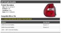 Marketplace Auto Parts Left Driver Side Tail Light Assembly Compatible With 2004-2008 Chevy Malibu