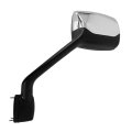High Soar Hood Mirror For Kenworth T680 Peterbilt 579 587 Chrome Mirrors Assembly Driver Left Side 