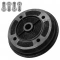Caltric Rear Brake Drum With Bolts Compatible Kawasaki 41038-1226