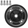 Caltric Rear Brake Drum With Bolts Compatible Kawasaki 41038-1226