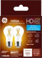 Relax Hd Soft White 60w Clear Ceiling Fan A15 2-pack