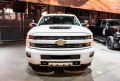 White Angel Eye Fog Lamps Halo Driving Lights For 2015-2018 Chevy Silverado 2500hd 3500hd 