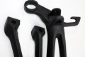 Hongk- Black Rear Passenge Foot Pegs Bracket Compatible With Suzuki Gsx-r Gsxr600 750 2008-2010 B01c0su5oa